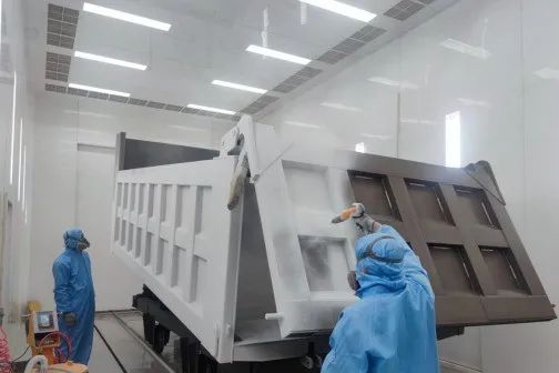 又一大企噴粉線順利運行！